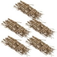 thumbnail image 5 of Greenadscape Plastic Mini Fences Light Brown Children Garden Accessories 5Pcs 6.7x3.1in, 5 of 9