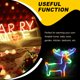 thumbnail image 2 of Matsuzay USB lámpara de noche decoración divertida luz colgante de pared suministros de vacaciones cumpleaños boda iluminación decorativa Iluminación navideña Vistoso, 2 of 6