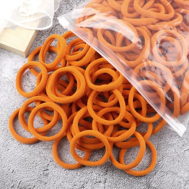 Bandas para el pelo de colores mezclados para mujer y niña, 50 piezas, 4cm, lazos básicos para el cabello, diadema elástica, accesorios para el cabello, coletero