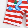thumbnail image 6 of WUANDIXFA Toddler Baby Boy Rash Guard Swimsuit 9 12 18 24 Months 2T 3T Long Sleeve One Piece Zipper Bathing Suit Beach Swimwear Sunsuit Blue,9-12 Months, 6 of 6