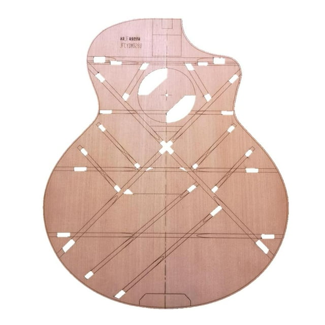 lionlar 41'' JF Corner Guitar Wood Marking Body Template for Guitar Making Material