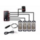 thumbnail image 1 of 4 piezas 20 luces estroboscópicas LED 12V 1 en 1 luz estroboscópica intermitente de emergencia para automóvil (luz amarilla), 1 of 5