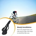 thumbnail image 3 of ZLight Bikes Saddle Multicolored Craftsmanship Upgrade Fittings Wear-resistant Fixed Gear Cycling Pad Racing Road Replaced Part Black, 3 of 6