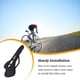 thumbnail image 4 of Advancent Sillín para bicicletas, artesanía multicolor, piñón fijo resistente al desgaste, almohadilla para ciclismo, cojín de cuero, pieza Ciclismo Negro, 4 of 6