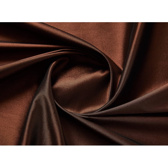 Zelouf Solid Heads And Tails Stretch Taffeta , Sewing, DIY, Crafts Fabric by the Yard, Copper Topaz, 3 Yard