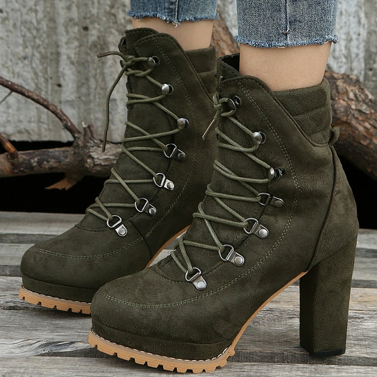 fvwitlyh Ankle Boots for Women Boots for Women No Heel Women Shoes