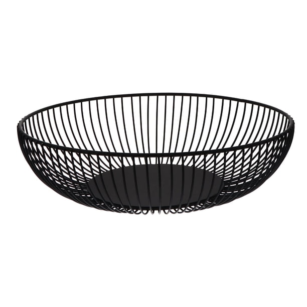 Cesta de alambre Cesta de frutas de fruta moderna para la cocina Decoración de la mesa de la casa