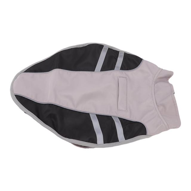 Imperméable pour Chien, Imperméable Réfléchissant Gris Foncé Imperméable Léger Respirant Réglable pour Chiot pour les Activités de Plein Air XL