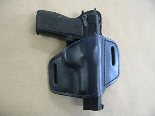 Browning High Power Leather 2 Slot Molded Pancake Belt Holster Black