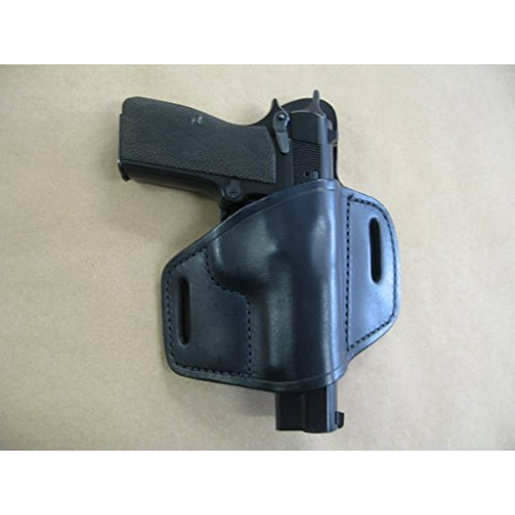 Browning High Power Leather 2 Slot Molded Pancake Belt Holster Black