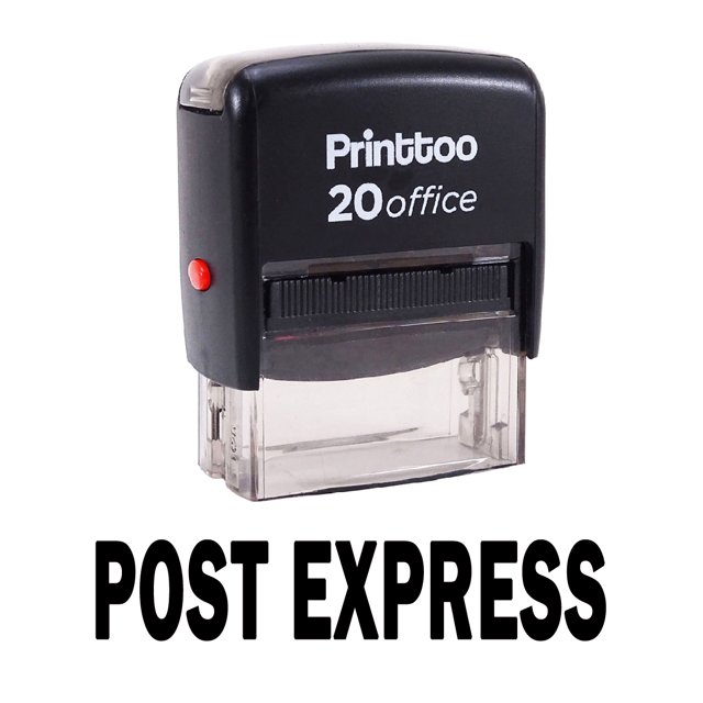 Printtoo POST EXPRESS Self Inking Rubber Stamp Office Stationary Custom Stamp-Black