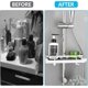 thumbnail image 4 of Shower Shelf Shower Soap Holder Bathroom Shower Storage No Drilling, Bathroom Storage Shelf, Wall Mounted Storage Tray for Rod Accessories, 4 of 5