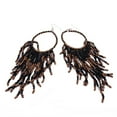 thumbnail image 3 of Grandest Birch Lady Boho Long Tassels Dangle Hook Earrings Socialite Eardrop Jewelry Alloy Red, 3 of 5