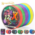 thumbnail image 2 of 12 Strands Braided Fishing Line 100m/300m PE Line 5Color Max Drag 80lb Multifilament Fishing Line Smooth for Fishing Gray 100m-0.37mm-70lb, 2 of 6