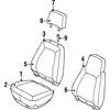 Genuine OE Mopar Seat Back - QW221AZAA