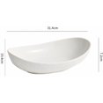 thumbnail image 2 of Plates Oval Ceramic Plates for Home Use, Hotel Restaurant Use, Japanese Style Salad Plates, Stone Pattern Deep Plates Dishes(Medium), 2 of 7
