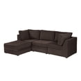 thumbnail image 3 of Sala Modular con Taburete 3 Plazas Dicasa Versa Chocolate, 3 of 8
