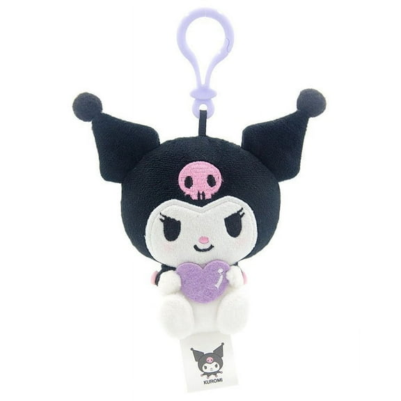 Cute Kuromi Plush Keychain Anime Cartoon Figure Pendant,Japan Anime Cartoon Cute Plush Keychain