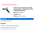 thumbnail image 2 of Front Left Lower Control Arm and Ball Joint Assembly - Compatible with 1985 - 1986 Mitsubishi Mirage, 2 of 2