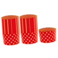 thumbnail image 2 of deevoka 100 Pieces Bread Baking Cup Paper Baking Pans for Engagement Party Christmas 13.5cmx9.5cm, 2 of 9