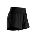 thumbnail image 3 of Pantalones cortos de yoga para mujer, pantalones cortos, ropa deportiva de secado rápido, negro, XL Scienceny AP001149-04B, 3 of 7