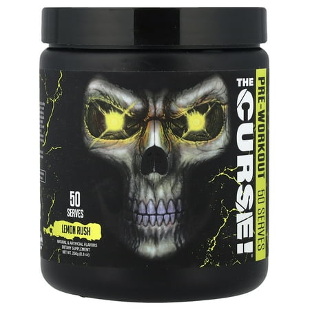 JNX Sports® The Curse! Pre-Workout Powder Lemon Rush 50 Serves