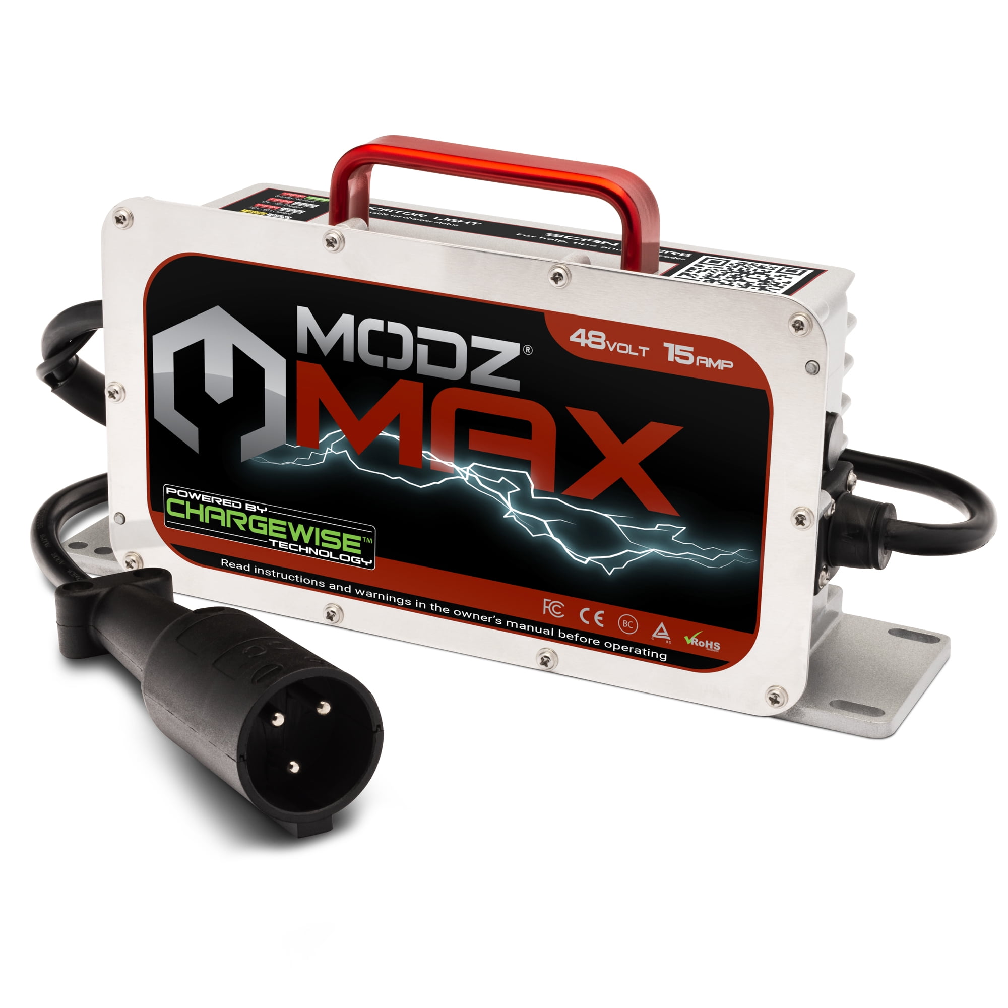 Club Car MODZ Max48 15 AMP Battery Charger for 48V Golf Carts