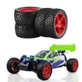 thumbnail image 4 of Milaget 4 Pcs Jantes et Pneus RC de Rechange pour Modification de Véhicules Buggy Modèle 1/10 Rouge, 4 of 7