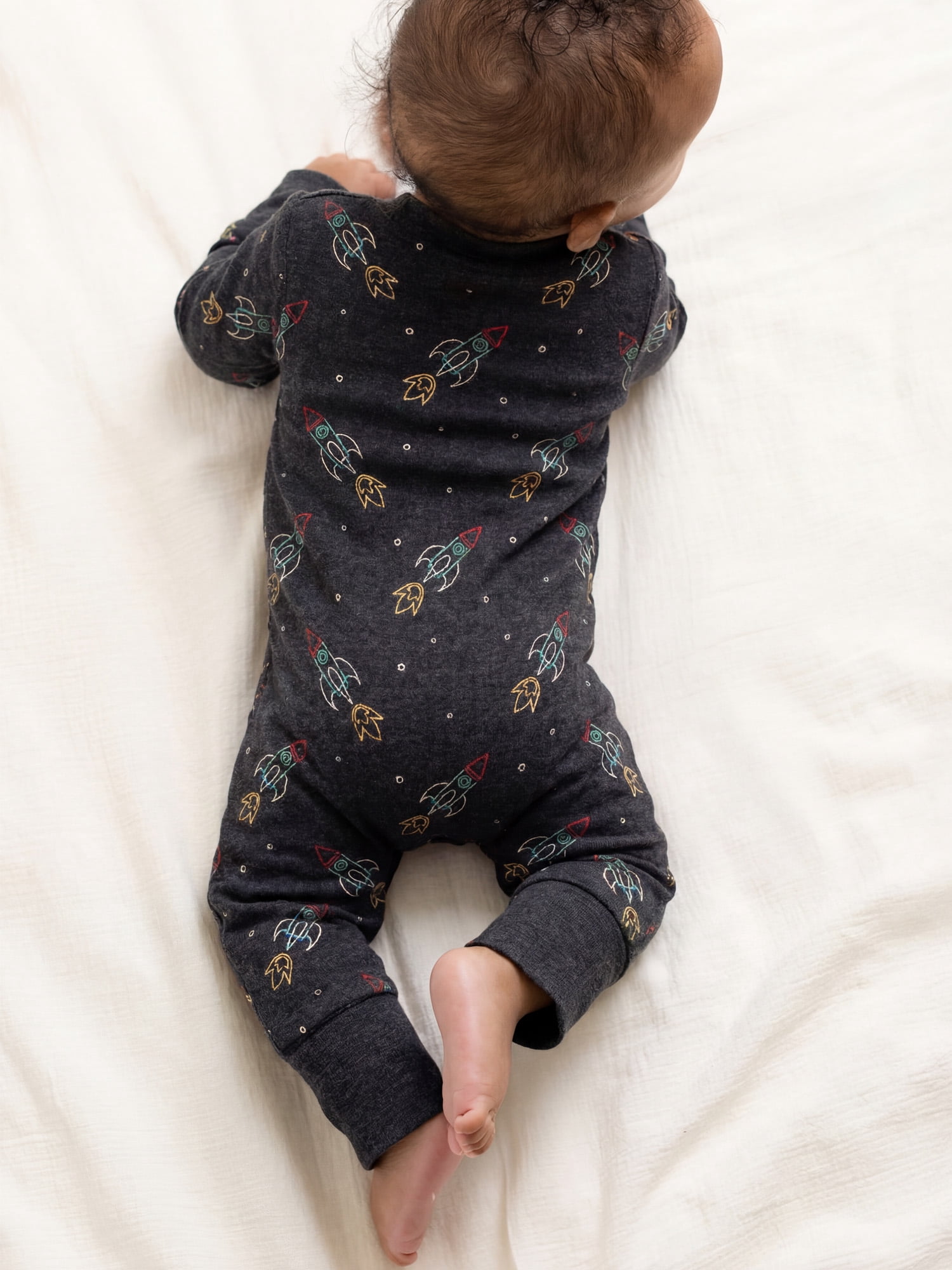 M+A by Monica + Andy, Organic Cotton One-Piece Coverall, Sizes Newborn - 18-24 Months