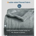 thumbnail image 4 of YGXNEWER 50" x 60" Electric Heated Throw Blanket with 10 Heating Levels & 1- 8H Auto-off, Machine Washable Double Side Flannel, Gray, 4 of 7