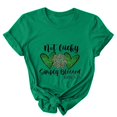 thumbnail image 4 of ZZwxWA St. Patrick's Day Shirts for Women Shamrock Heart Graphic Tees St Patty's T-Shirt Irish Tops, 4 of 6