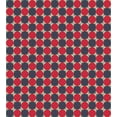 thumbnail image 3 of Ambesonne Geometric Duvet Cover Sets, Circles in Squares Design, 2-Twin, Dark Indigo Red and Ecru, 3 of 4