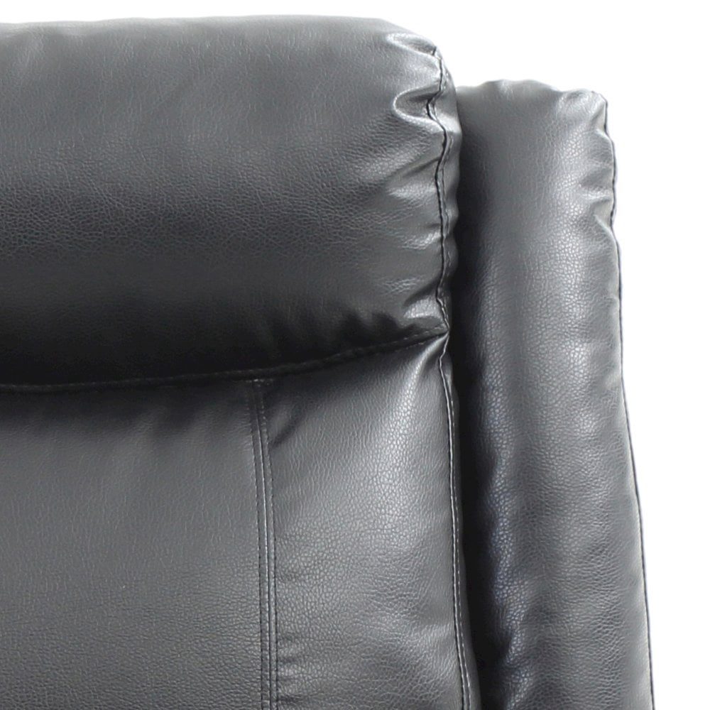 Glory Furniture Ward Reclining Loveseat in Black Color
