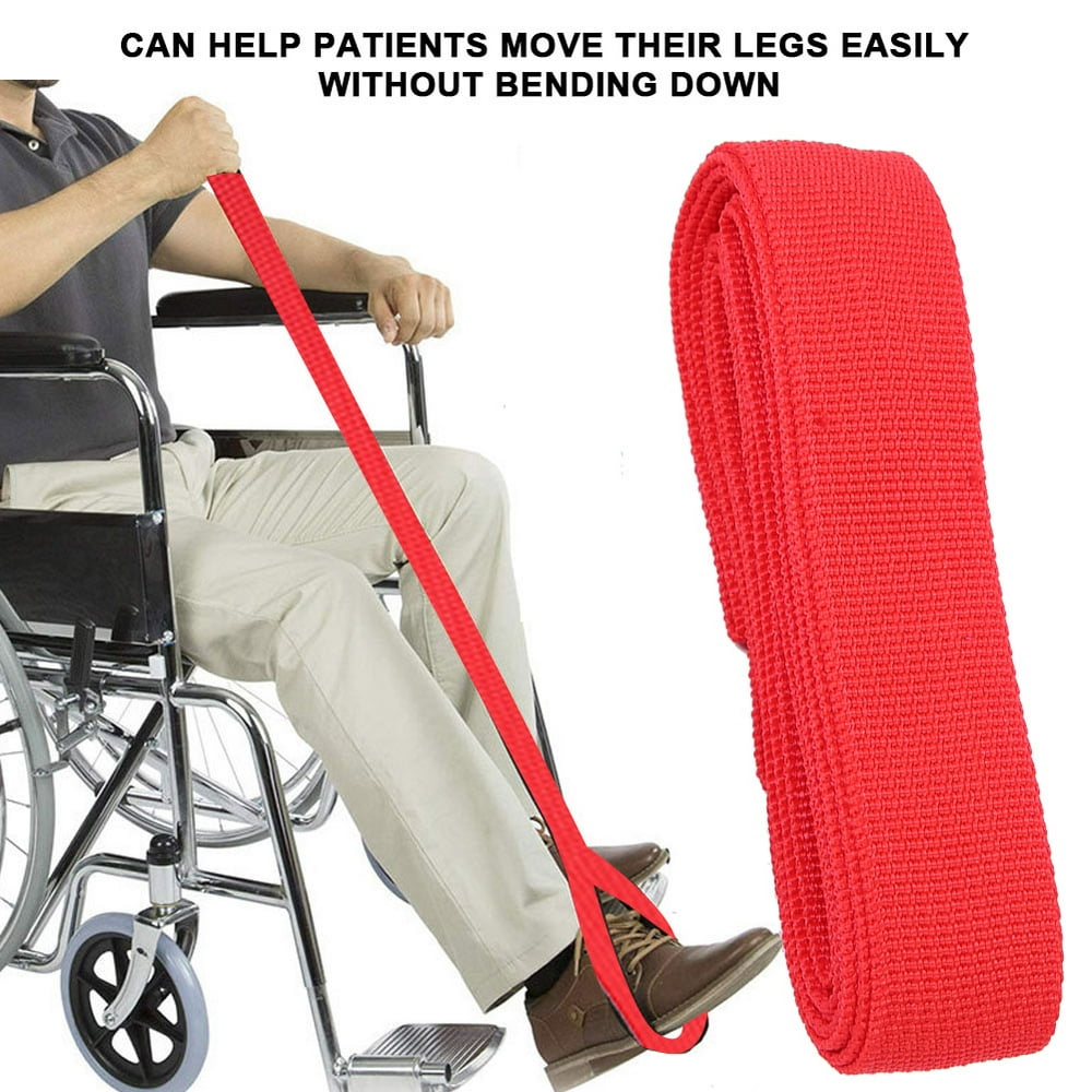 Tebru Portable Disabled Elderly Leg Lifting Strap Foot Lifting Device
