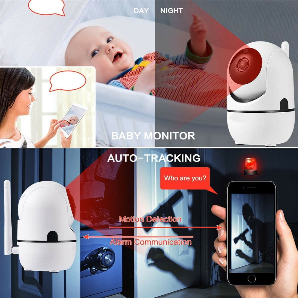 MesaSe 1080P Pet Camera Indoor Security Camera with Two-Way Audio, Motion Detection, Night Vision for Pet/Baby/Nanny/Elderly Compatible with iOS&Android