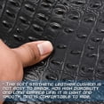 thumbnail image 4 of KATUR Motorcycle Solo Seat Cushion Black Rear Rider Driver Seat Stitching Synthetic Leather Seat Cover Pad Compatible, 4 of 5