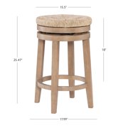 Powell Morgan 25 in Counter Stool Natural