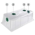 thumbnail image 1 of Caja de cultivo de semillas de plantas con 12 orificios, 6 uds., con interruptor de Base y cubierta, bandeja de inicio para plántulas de vivero, maceta, accesorios de jardín, 1 of 8