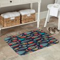 thumbnail image 5 of Kdxio Colorful Fish,16" x 24", Non-Slip Front Door Mats,Outdoor Welcome Mat Washable, 5 of 9