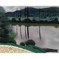 thumbnail image 3 of Félix Vallotton 24x20 Black Modern Framed Museum Art Print Titled - The Dordogne in Vitrac (1925), 3 of 5