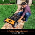 thumbnail image 4 of LawnMaster LMRM2001 20-Inch Manual Reel Lawn Mower, 9 Custom Cutting Positions (1.3"-2.6"), Eco-Friendly Motorless Design for Small & Medium Lawns, 4 of 8