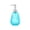 Blue, variant on 300ml Glass Soap Dispenser, Textured Clear Glass Refillable Liquid Hand Soap Dispenser, Premium Pump Bottle for Shower Gel Shampoo Lotion, Home Supply for Bathroom Kitchen