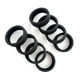 thumbnail image 1 of Cubierta de Ruedas de Maleta de Equipaje, Transporte Silencioso Sobre El Equipaje de Maleta Ruedas Protectores de Silicona Protector Imperio para Viajar, 1 of 7