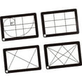 thumbnail image 1 of BELOVING 4Pcs View Find View Catcher with Chain Sturdy Proportion Ruler Compact Composition Viewfinder for Sketching Viewer Painting Acrylic, 1 of 10