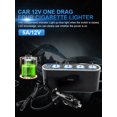 thumbnail image 2 of Distribuidor para Automóvil Ygjytge 12 V Enchufe para Encendedor Cigarrillos 4 Vías Puerto USB LED, 2 of 9