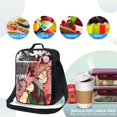 thumbnail image 4 of My Hero Academia Lunch Bag Anime Lunch Tote Bag Reusable Insulated Lunch Box Portable Lunch Bento Box For College Work Office Picnic 10.5*8*4.5 Inch, 4 of 8