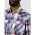 thumbnail image 3 of Wrangler® Men's Retro Multi Colored Plaid Button Down Shirt 2330420, 3 of 3