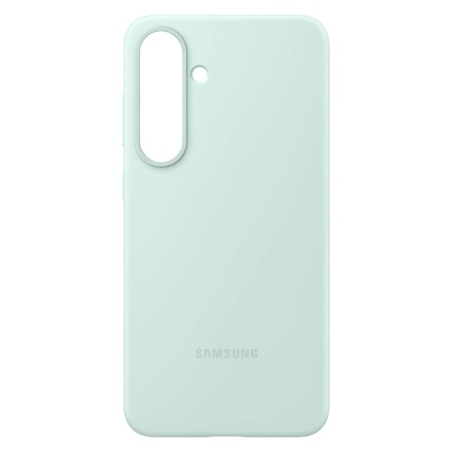 Funda protectora de silicona para Samsung Galaxy S25, color menta