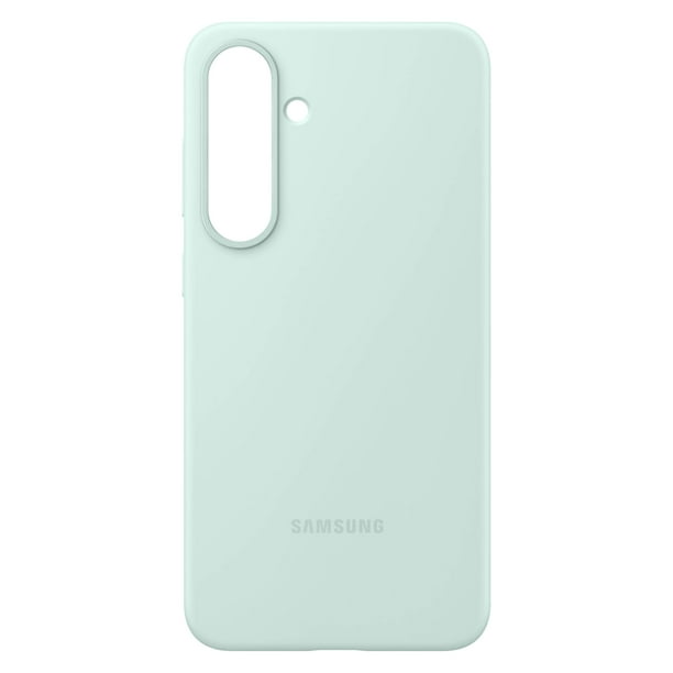Funda protectora de silicona para Samsung Galaxy S25, color menta