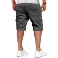 thumbnail image 3 of Resicozy Mens Casual Jogger Shorts Sweat Cargo Short Pants Drawstring Elastic Waist Athletic Workout Shorts with Pockets Dark Gray XL, 3 of 6